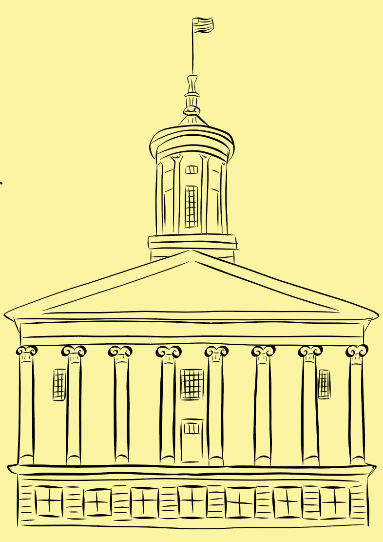 Nashville Capitol building illustration